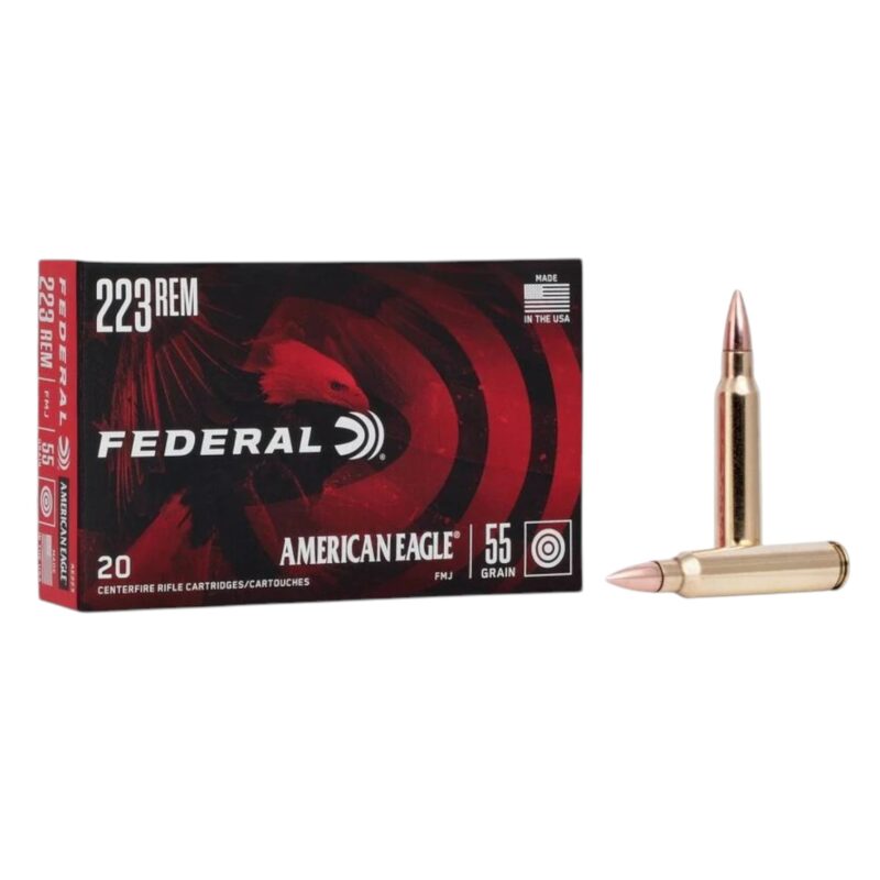 Federal American Eagle .223 55Gr FMJ (20)