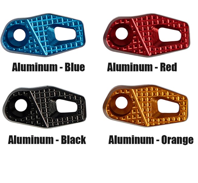 LOK Grips Mag Release Button Aluminum GridLock Oversized CZ