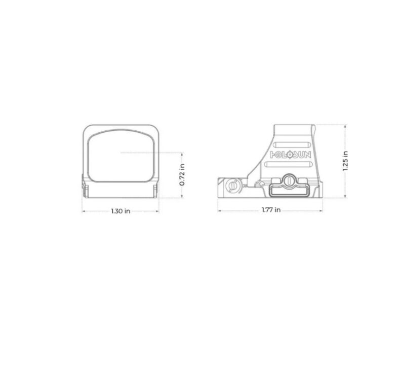 Holosun 507Comp Multi-Reticle Red Dot Sight - Image 6