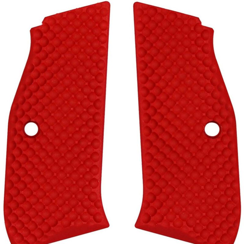 LOK Grips Palm Swell Bogies G10 for CZ Shadow 2 Cherry Red