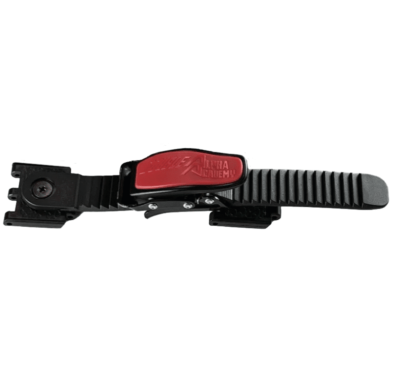 Double Alpha Academy Lynx Belt Ratchet Front Plate RED