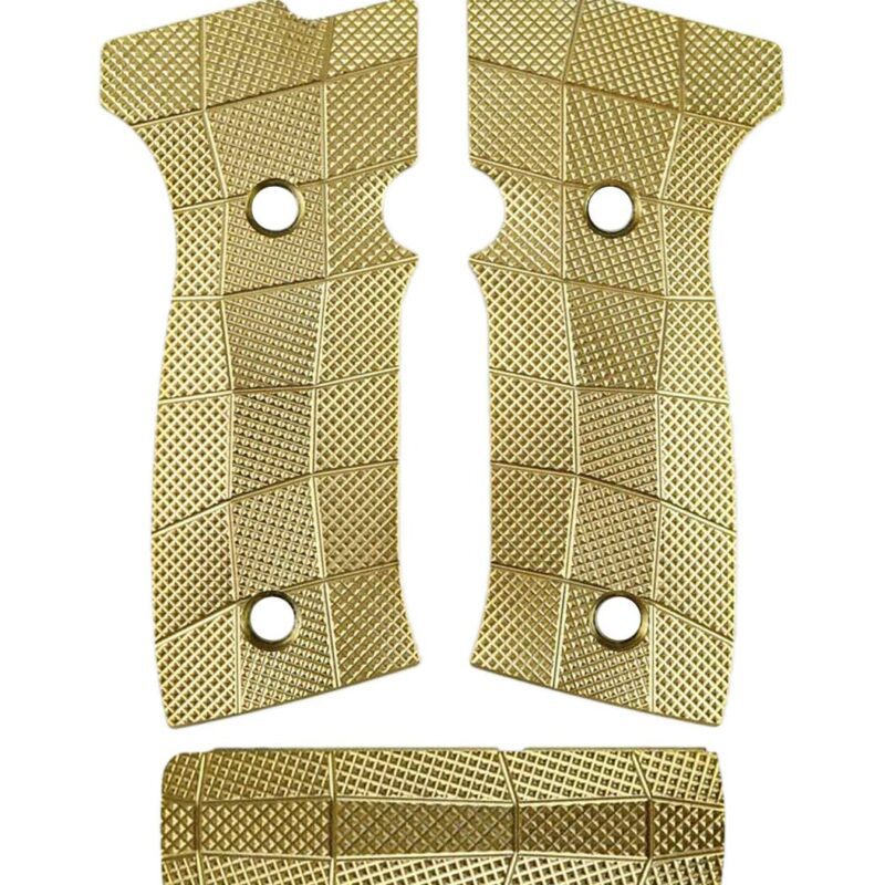 LOK Grips GridLOK Brass Grips and Backstrap Palm Swell for Sig Sauer AXG PRE-ORDER