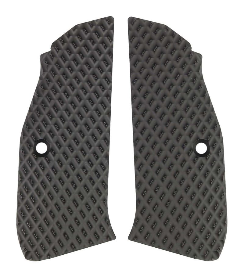 LOK Grips Thin Brass Jaws Aggressive for CZ Shadow 2/SP-01 Black