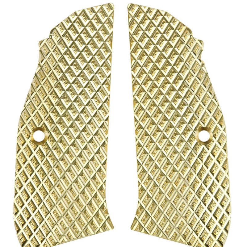 LOK Grips Thin Brass Jaws Aggressive for CZ Shadow 2/SP-01