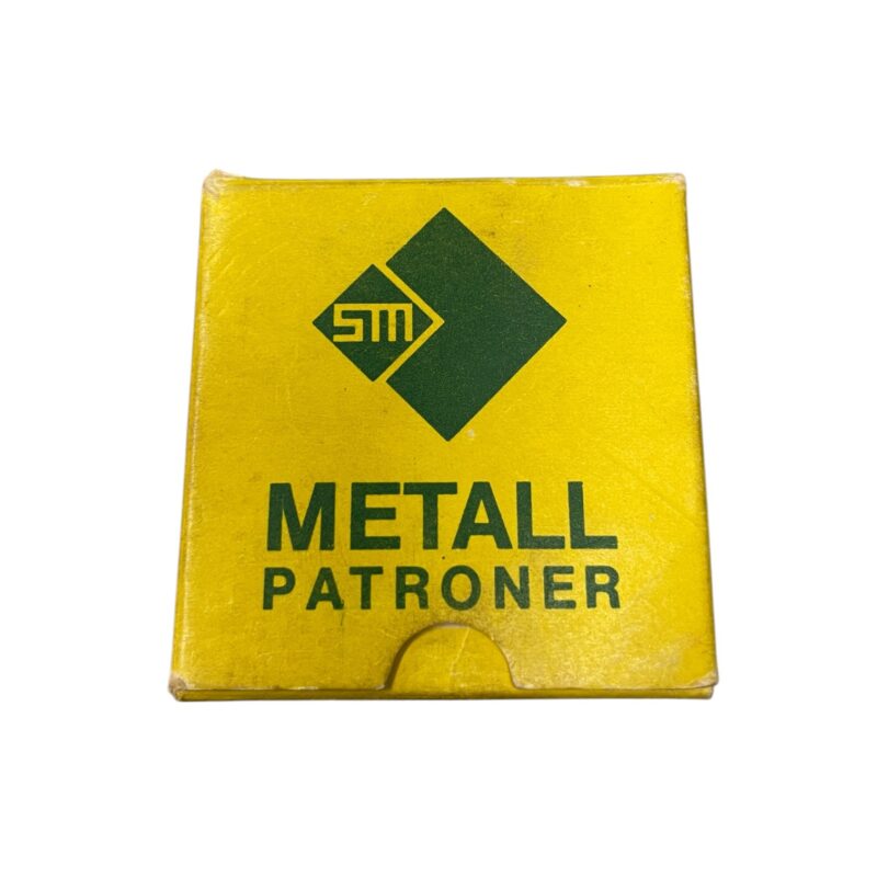 SM Metall Patroner .32 ACP, 7.65mm 73gr Full Metal Case (25) Vintage Box 