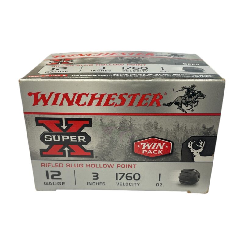 Winchester Super X 12 Gauge 3" Rifled Slugs Hollow Point (15)