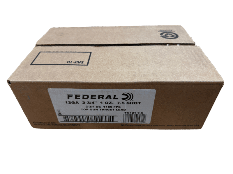 Federal Top Gun 12 Ga. 2 3/4, 1oz #7.5 Shot Case (250)