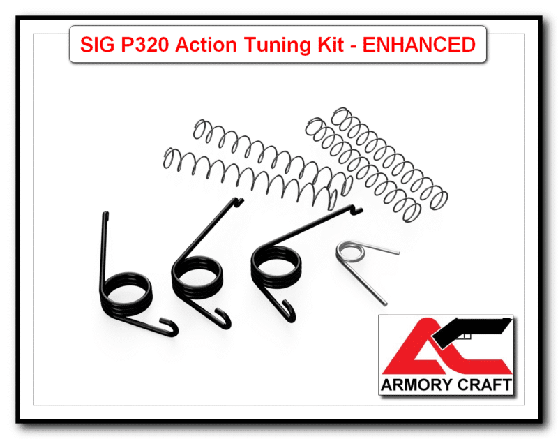 SIG P320 Action / Trigger Pull Reduction Spring Tuning Kit Enhanced