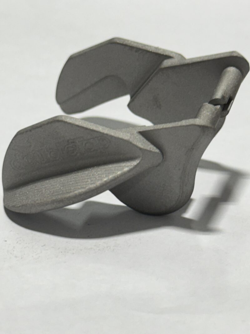 DoubleTap Sports Thumb Safety Ambidextrous with Shield Matte Silver