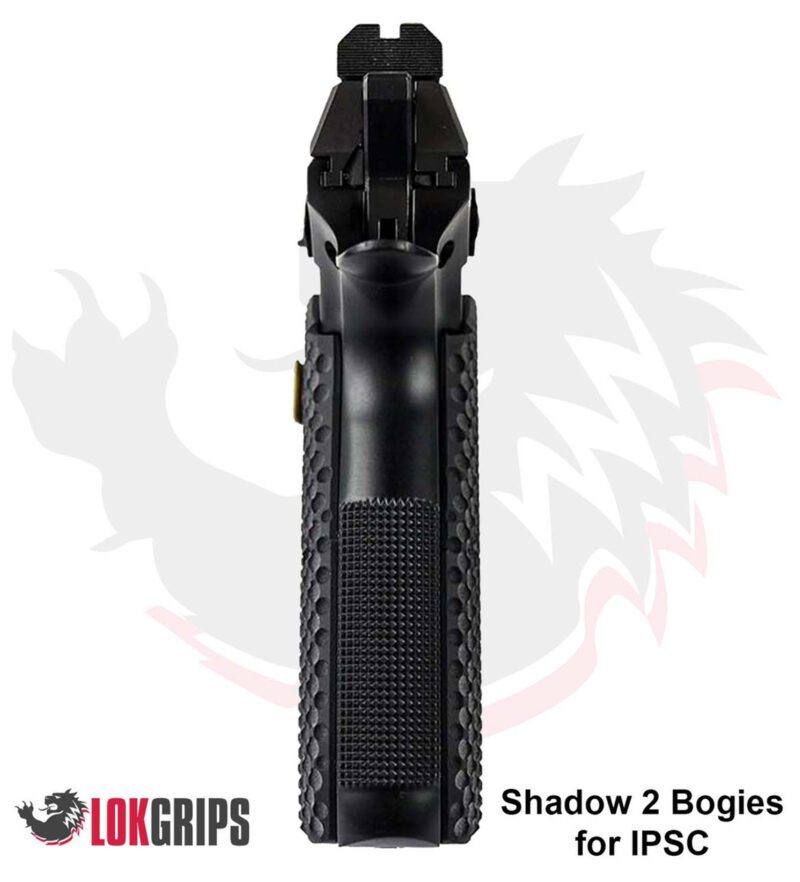 LOK Grips Thin Bogies G10 for CZ Shadow 2 IPSC Black - Image 2