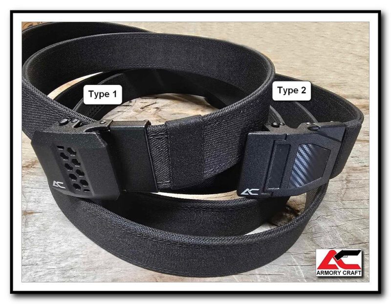 Armory Craft Premium Heavy Duty EDC CCW Tactical Gun Belt With Ratchet Buckle (Type 2) - Image 3
