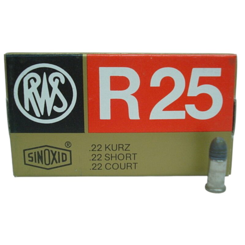 RWS R25 22 Short Suplus Ammuition (50)
