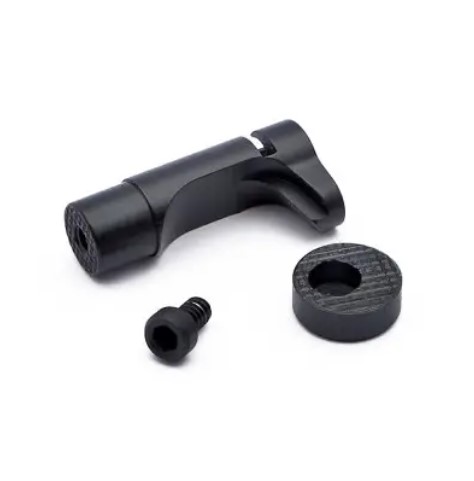 Eemann Tech Magazine Catch with Extended Button for 1911 Black - Image 3