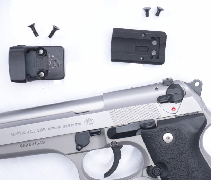 Egw Comp EGW 49552 Red Dot Mount Trijicon RMR | Holosun 507 Comp for Beretta 92 ...