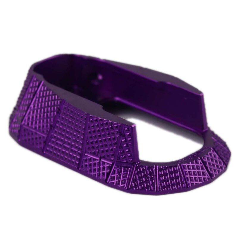 LOK Grips Magwell GridLOK Aluminum for CZ Shadow 2 Palm Swell Purple