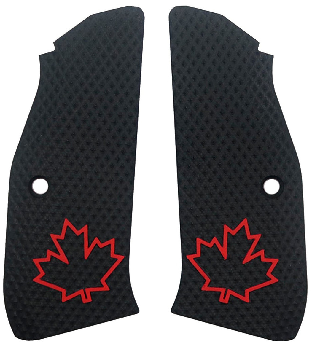 LOK Grips Thin Roughnecks Maple Leaf Inlay G10 for CZ TS2 | Shadow 2 with Magwell PRE-ORDER