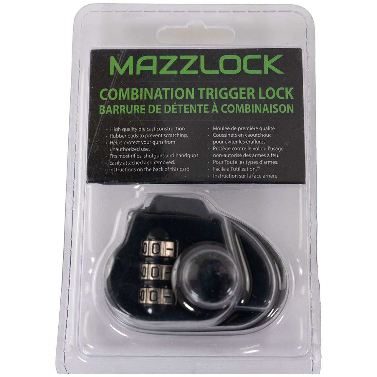 Mazzlock Combination Trigger Lock