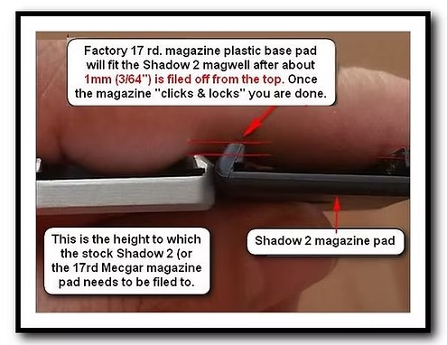 Armory Craft CZ Shadow 2 Aluminum Magwell Black - Image 4