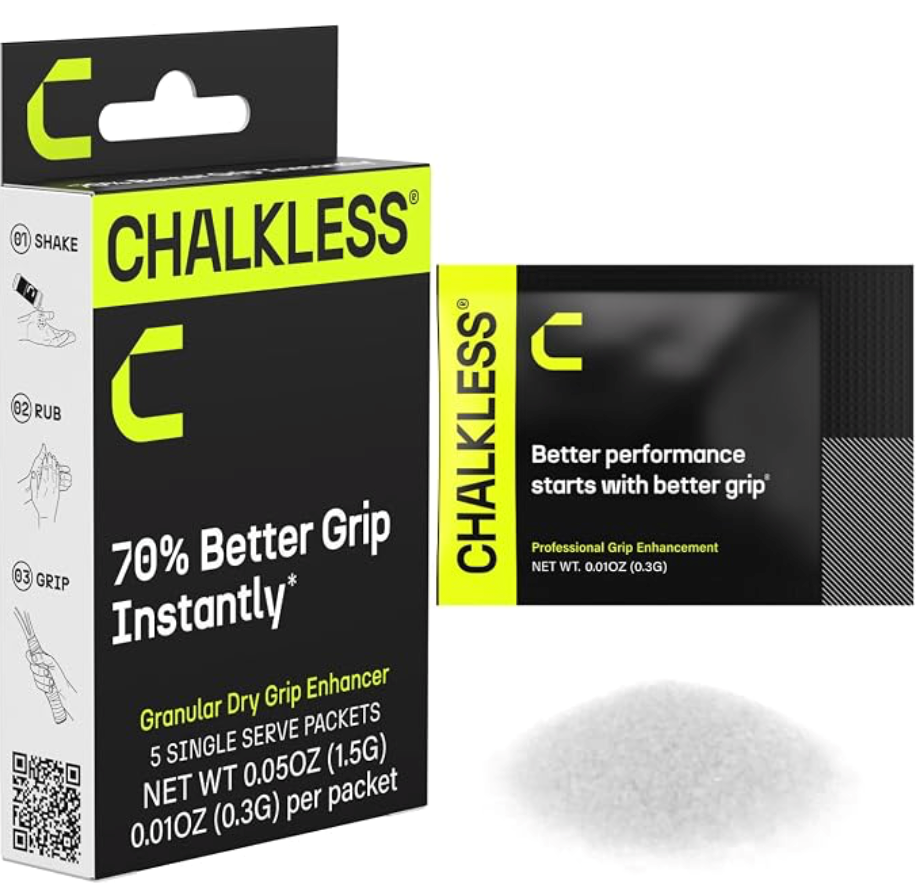 Chalkless Grip Enhancer Single Use Packets | 5 Pack