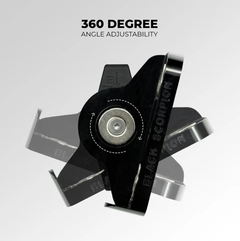 Black Scorpion Triple Magnet Universal Magazine Pouch BLACK - Image 3