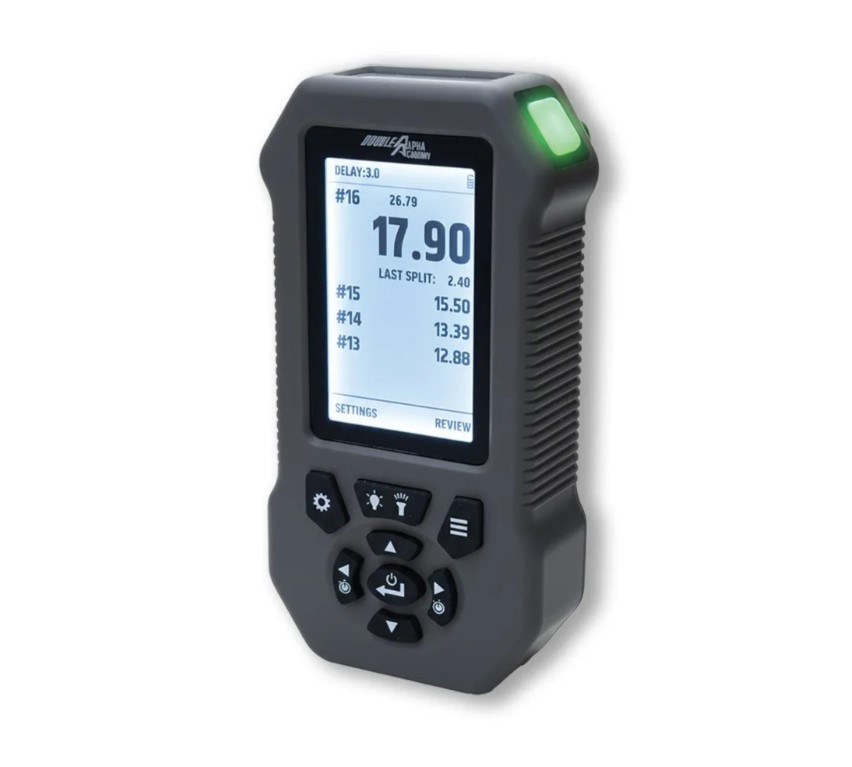 Double Alpha Academy EDGE Shot Timer Dark Grey