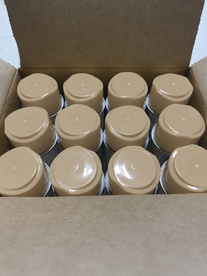 Steel Target Paint Tan Case (12)