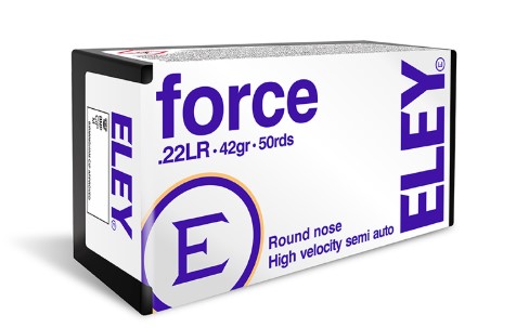 ELEY Force .22LR 42 Grain Round Nose (50)